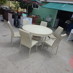 Rustic Dining Table & Chairs