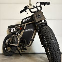 New Super Knobby 20x4.5 GRYZ 73 Tires Electric Bike 30MPH Full Suspension Key Start 