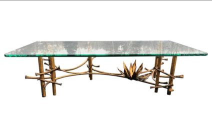 Brutalist Lotus coffee table