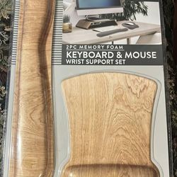 Keyboard & Mouse Wrist Support Set, Head Quarders 2 Pieces Memory Foam