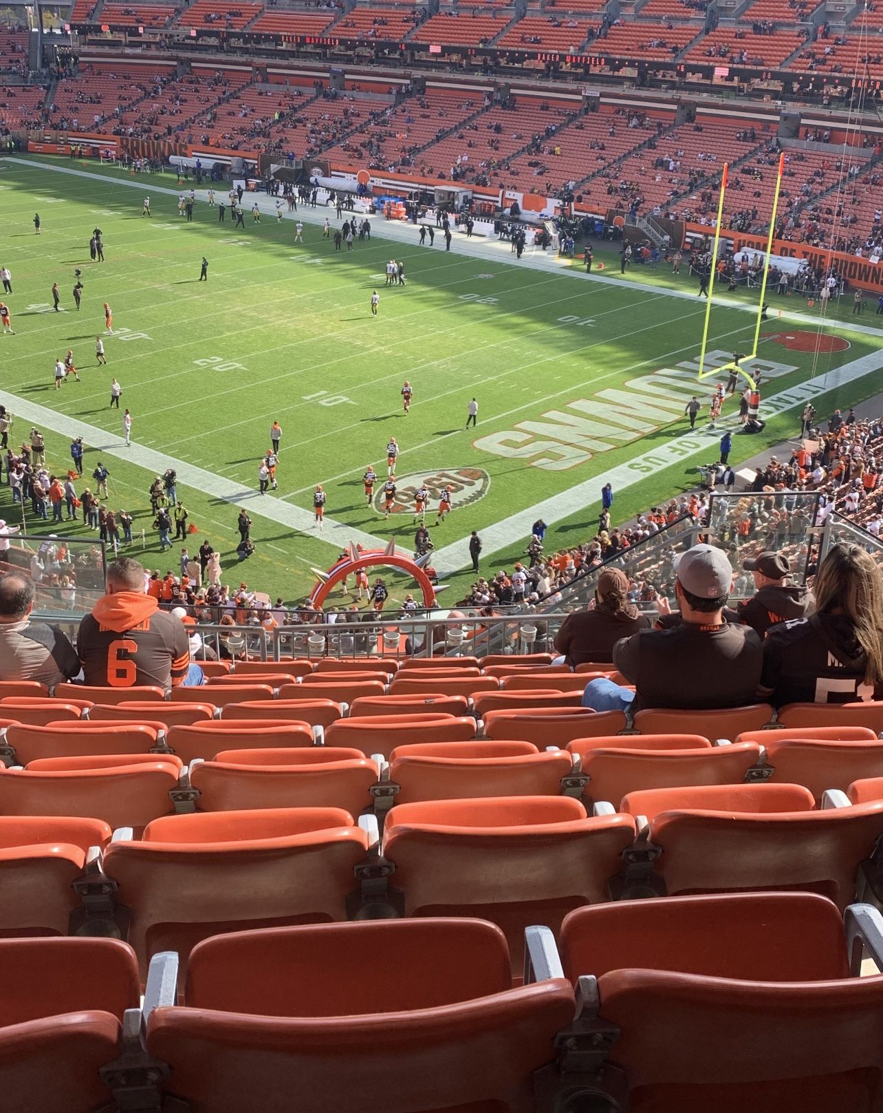 Browns Vs Buccaneers 11/27/22 Section 341 Row 17 Seats 9 &10 