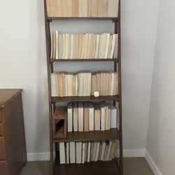 wooden bookcase