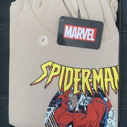 Men’s Spider-Man Hoodie Size L