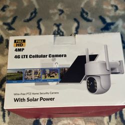 4G LTE Cellular Camera With Solar Power  New