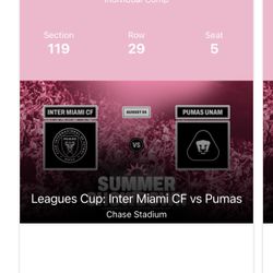 INTER MIAMI VS PUMAS UNAM AUGUST 06