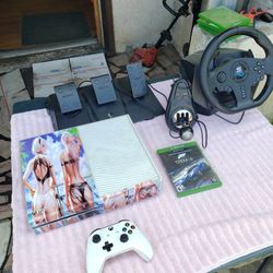 Original Controller with 500gb Xbox One White $150!... $20! Per Game... $20! Per Disc Game... $180! Manual Kitt racing No Game