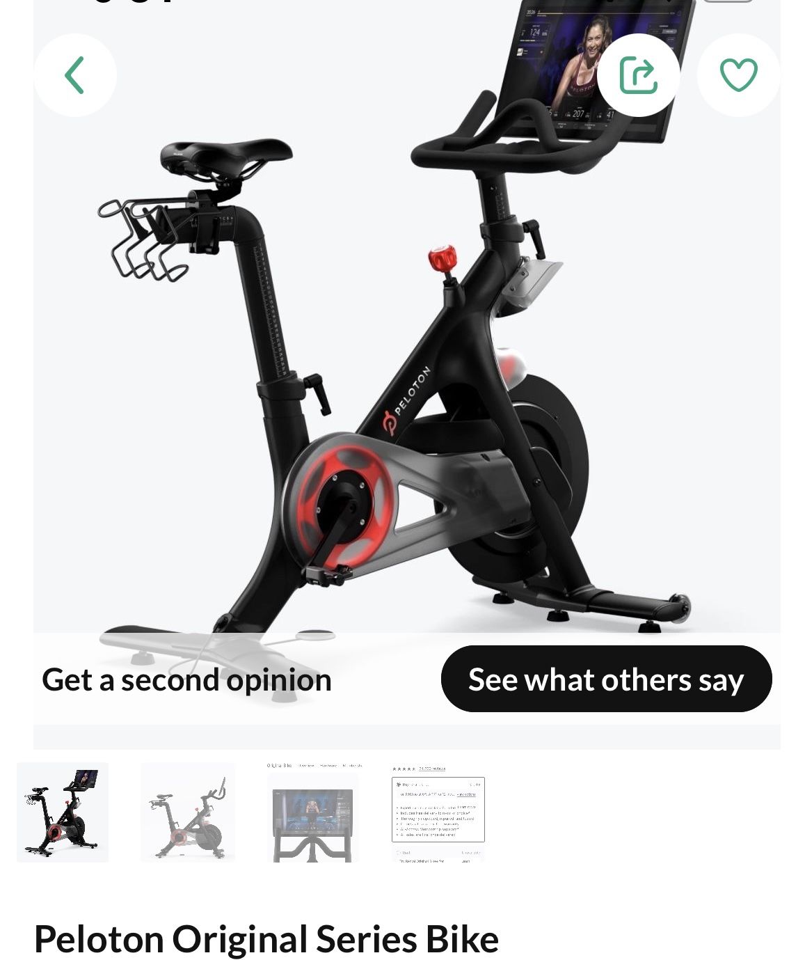 2020 peloton bike barely used