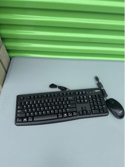 Logitech Desktop Wired Keyboard & Mouse