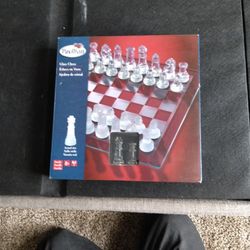 Pavilion Glass Chess Set 