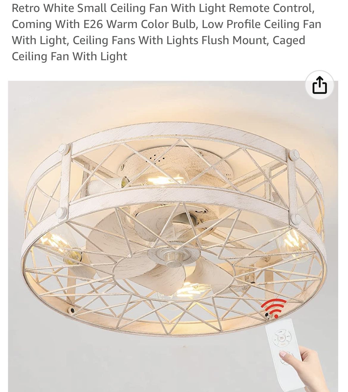 BRAND NEW CEILING LIGHT AND FAN WITH REMOTE