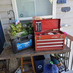 Toolbox with lots of tools