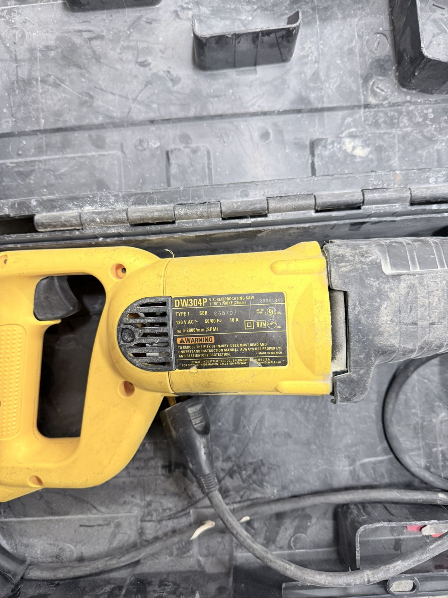 Dewalt Reciprocating saw corded