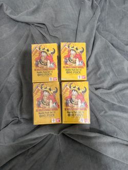 One Piece Double Pack Set 12 lot of 4