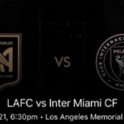 Inter Miami CF at Los Angeles Football Club