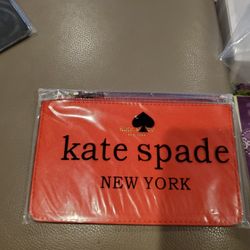 Karen Spade Zippered Pouch, New