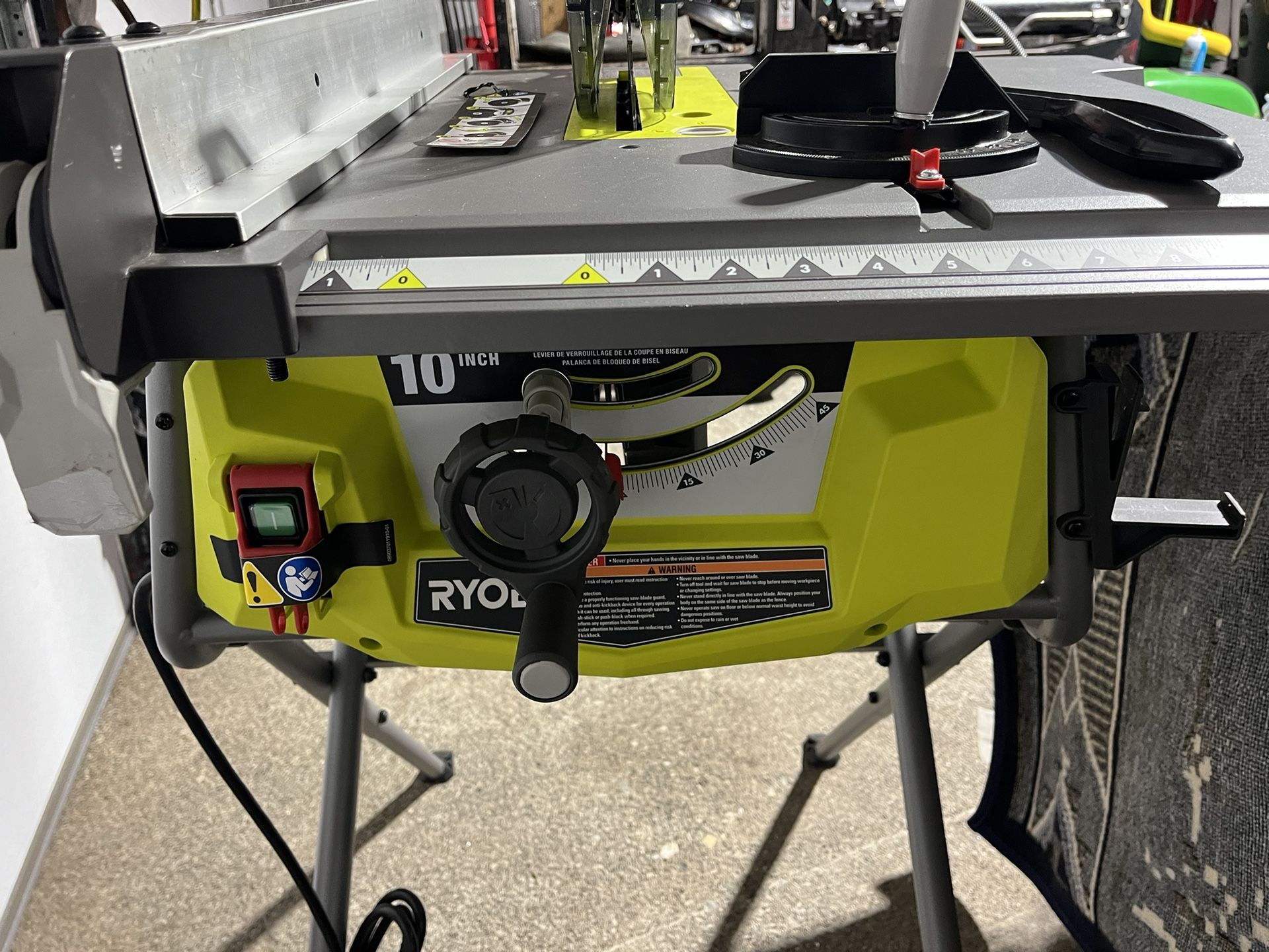 Ryobi 10 Inch Rts 12 Table Saw