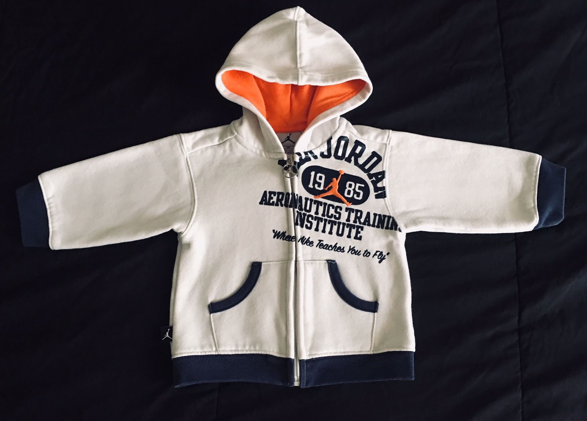 Toddler boy Michael Jordan zipped hoodie cotton toddler boy 12m clothes