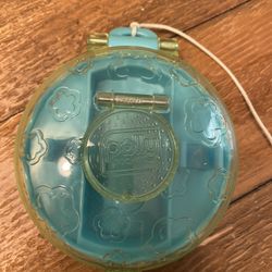 Polly Pocket Mattel compacts container storage blue