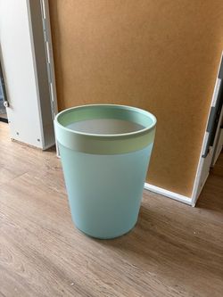 Trash Can, Mint green