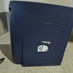 ViaSat Surfbeam Satellite Modem SM2100 with Power Supply Blue 