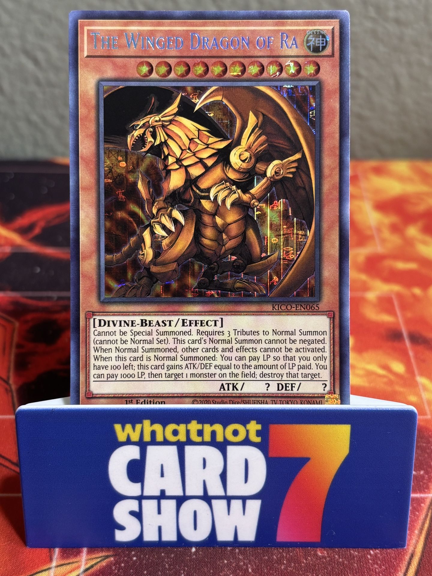 Yugioh The Winged Dragon of Ra Secret Pharaoh's Rare