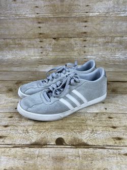 Adidas Womens Courtset AW4209 Gray Casual Shoes Sneakers Size 9.5