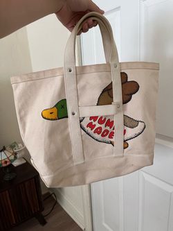 Human made x Kaws collab tote bag