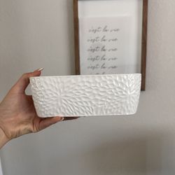 White Narrow Planter Pot