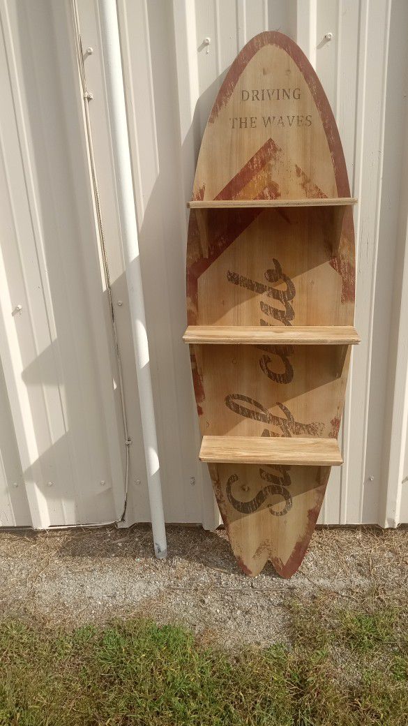 Awesome New Designer Surfboard Wall Book Shelf High Quality Masterpiece Very Detailed