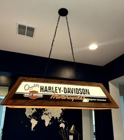 Harley Davidson Pool Table Light