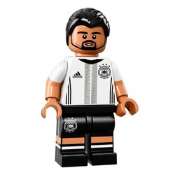 LEGO Sami Khedira minifigure torso from the 2016 DFB German Soccer Team series.