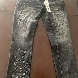 purple jeans 