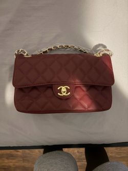 Burgundy cc bag