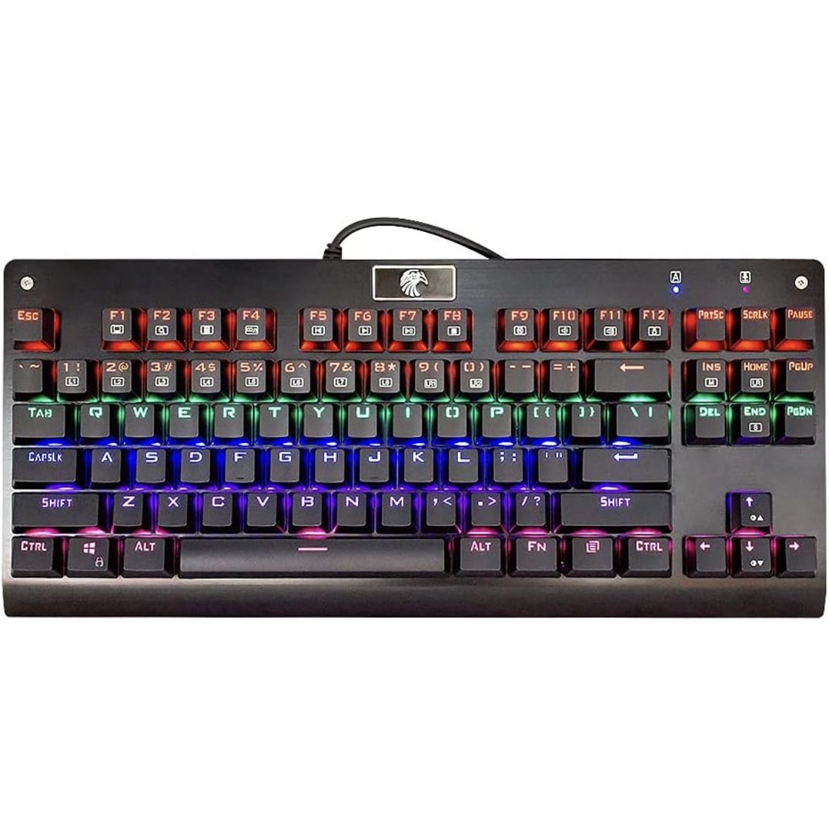 E-yooso Z-77 87-Key Mechanical Keyboard with Linear Red Switches
