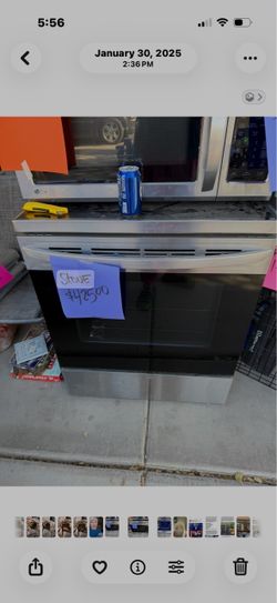 Stove been in garage for a minute