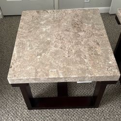 Twin Marble Side Tables
