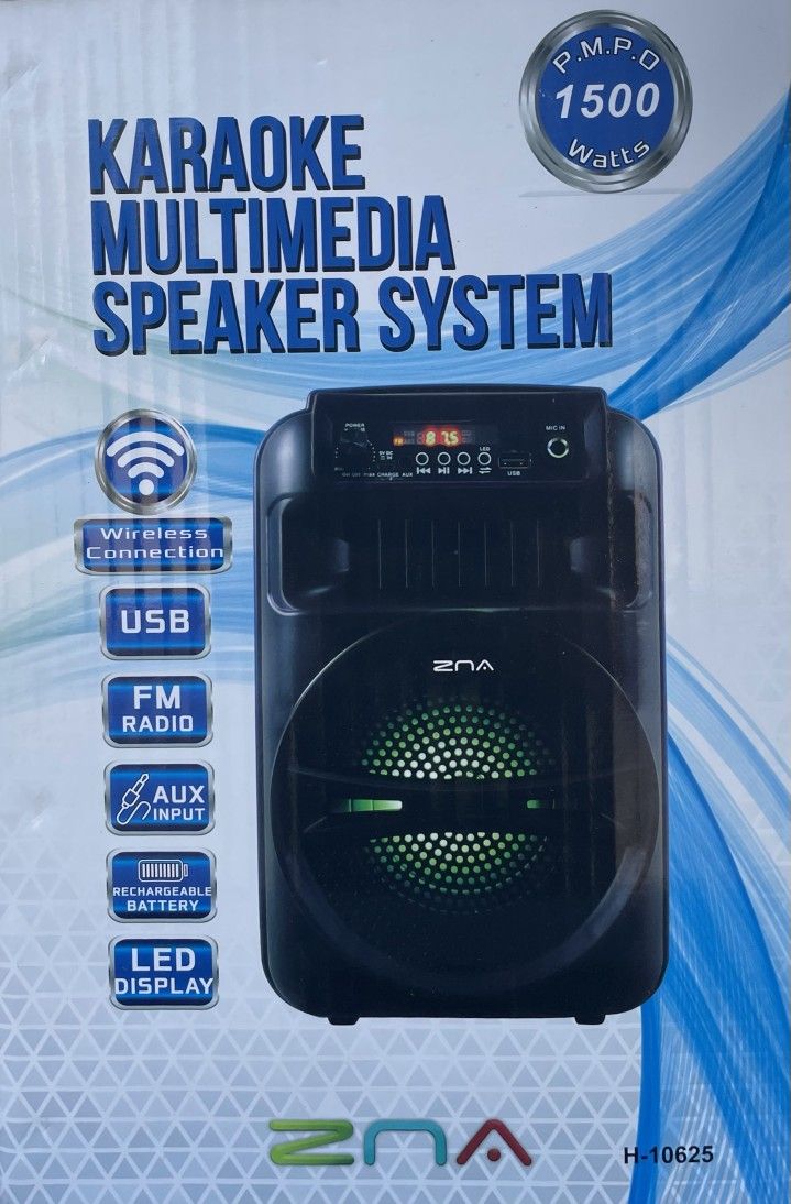 ZNA Bluetooth Speaker & Karaoke Multimedia Speaker System