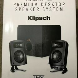Klipsch ProMedia Computer Speaker System 2.1 THX Premium Desktop PC 200 W Black.