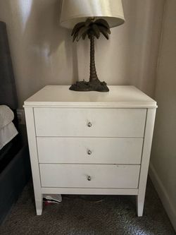 white nightstand