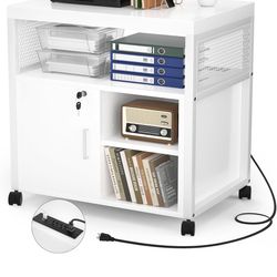 File Cabinet w/ USB Charging Port BRAND NEW