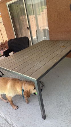 Outside table