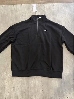 Black Large Alo Quarterzip