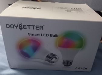 Daybetter Smart Led Bulb 6 Pack Brand New #SWTYBRGB06