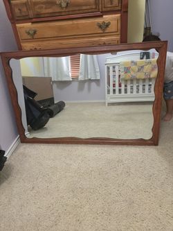Solid Wood Mirror