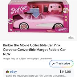 Barbie Hot pink collection Convertible Car