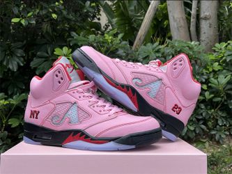 Air Jordan 5 Pink NY Sneakers