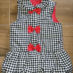 KIDS HEADQUARTERS Houndstooth Puffer Vest