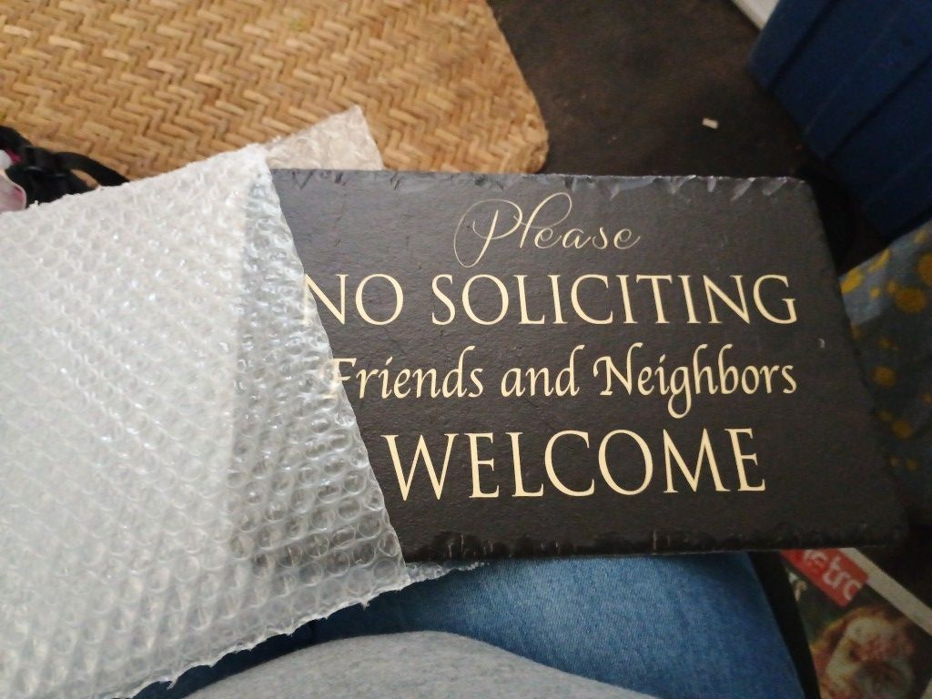 Plaque For Wall Or Entry Way.