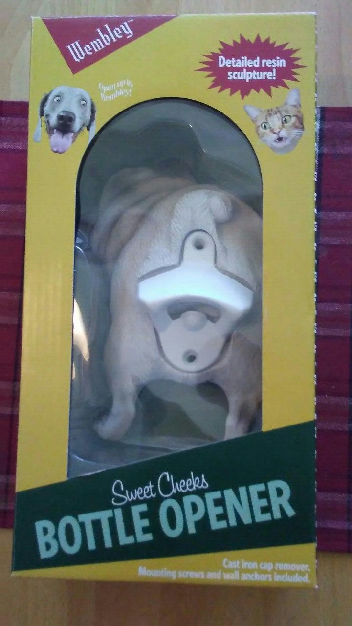 Sweet cheeks bottle opener pug butt great funny gift