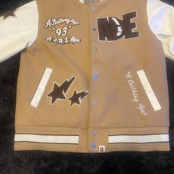 BAPE Multi Motif Varsity Jacket(I Take Offers And Ship Fast Checkout My Depop Also @WpkCaden)